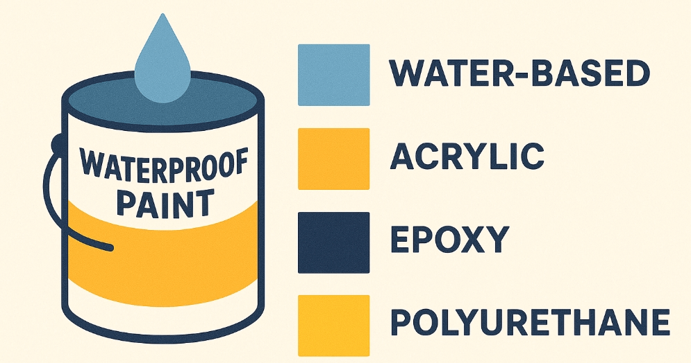 the Different Types of Waterproof Paint